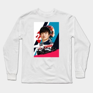 Yuki Tsunoda Low Poly Long Sleeve T-Shirt